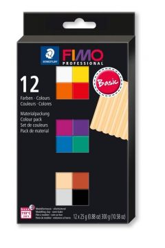Fimo Professional 12x25g Basic Colour Staedtler