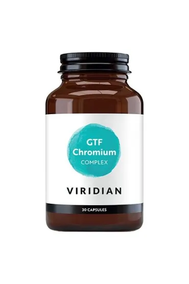 Viridian GTF Chrom - suplement diety 30 kaps.