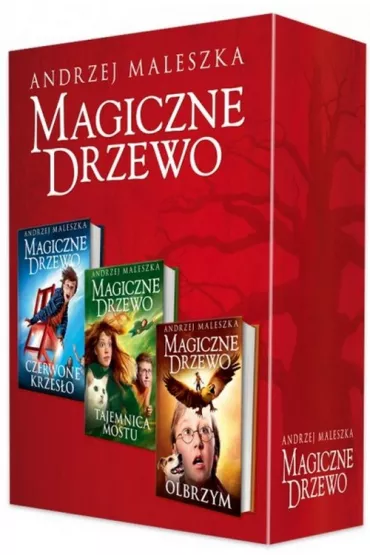 Pakiet. Magiczne Drzewo. Tom 1-3: Czerwone krzes�o, Tajemnica mostu, Olbrzym - Andrzej Maleszka