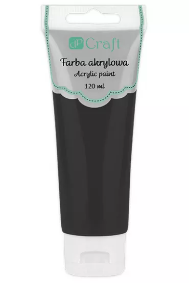 Dalprint Farba akrylowa lamp black 120ml