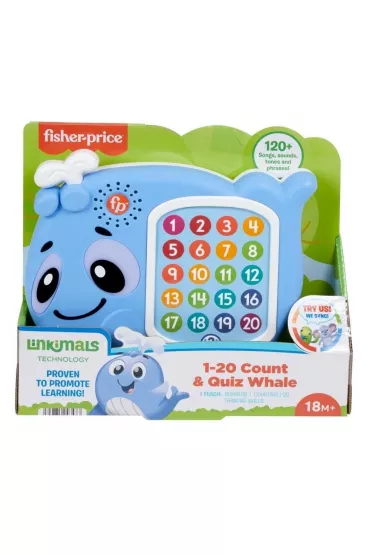 Fisher-Price Linkimals Interaktywny Wieloryb HJR69 Mattel