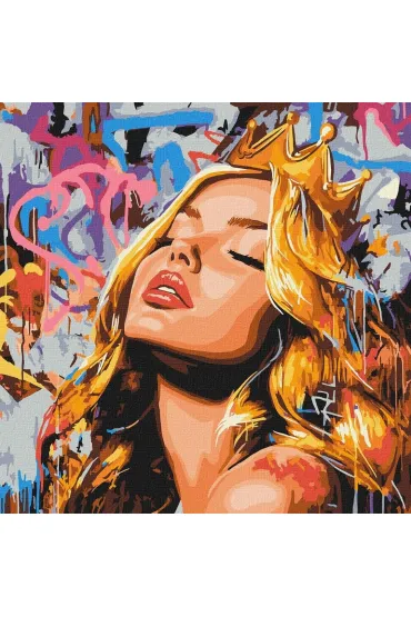 Ideyka Malowanie po numerach - �pi�ca Kr�lewna 40x40cm
