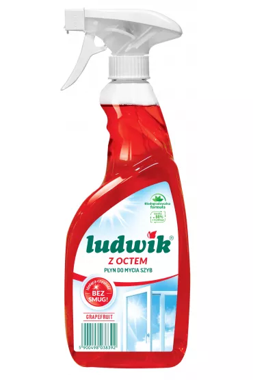 Ludwik P�yn do mycia szyb i glazury z octem Grapefruit 600 ml