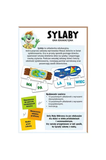 Sylaby, Ma�y Odkrywca Trefl