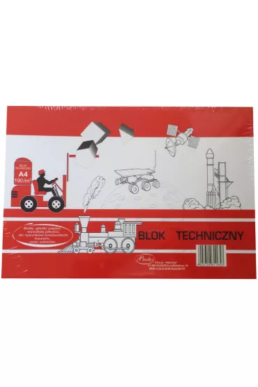 Protos Blok techniczny A4 190g