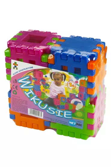 Klocki konstrukcyjne wafle 24 elementy Wikusie CZAKO 025975