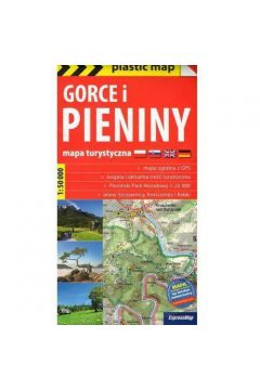 Plastic map Gorce i Pieniny 1:50 000 mapa