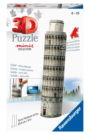 Puzzle 54 el. 3D Mini budowle. Krzywa Wie�a w Pizie Ravensburger