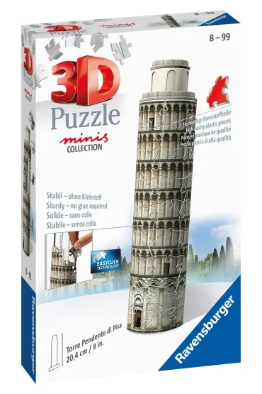 Puzzle 54 el. 3D Mini budowle. Krzywa Wie�a w Pizie Ravensburger