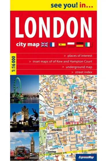 see you! In? Plan miasta Londyn 1:16 000