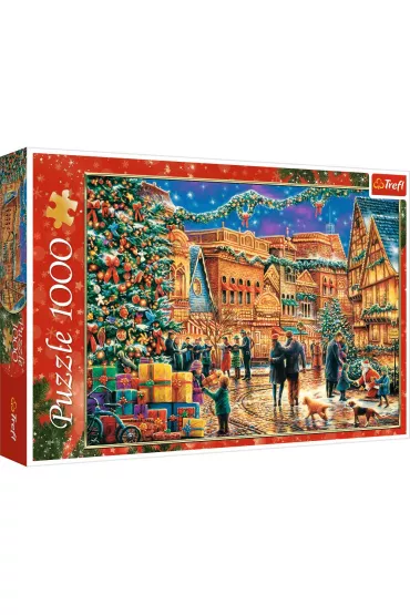 Puzzle 1000 el. �wi�teczny rynek Trefl