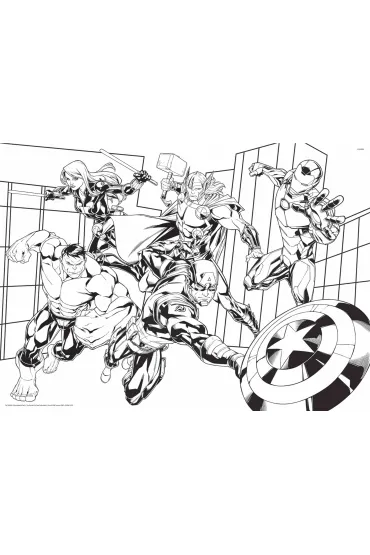 Puzzle 150 el. MaxiFloor Marvel Avengers Lisciani