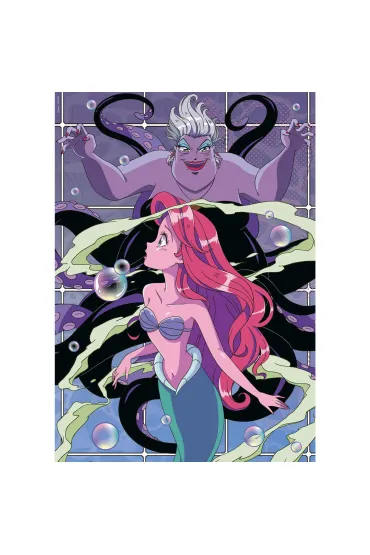 Puzzle 2x500 el. Kr�lewna �nie�ka / Ma�a Syrenka Educa