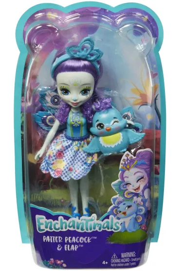 Enchantimals Lalka + zwierz�tko FXM74 Mattel