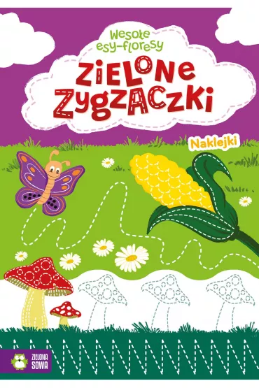 Weso�e esy-floresy. Zielone zygzaczki