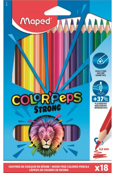 Maped Kredki Colorpeps Strong tr�jk�tne 18 szt.