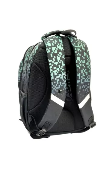 Astra Plecak 3-komorowy Head Green Bricks klocki
