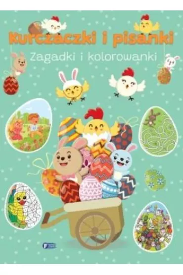 Kurczaczki i pisanki. Zagadki i kolorowanki