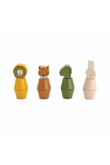 Drewniane zwierz�tka skr�cane figurki Trixie Baby