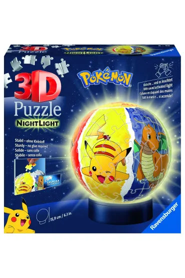 Puzzle 72 el. 3D �wiec�ca kula Pokemon Ravensburger