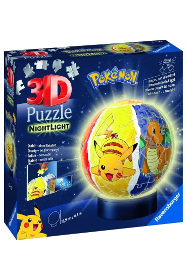 Puzzle 72 el. 3D �wiec�ca kula Pokemon Ravensburger