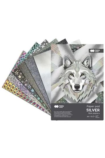 Blok Hobby Silver A4 150-230g. 10ark. Happy Color
