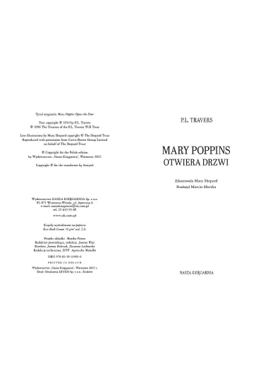 Mary Poppins otwiera drzwi - Pamela Lyndon Travers