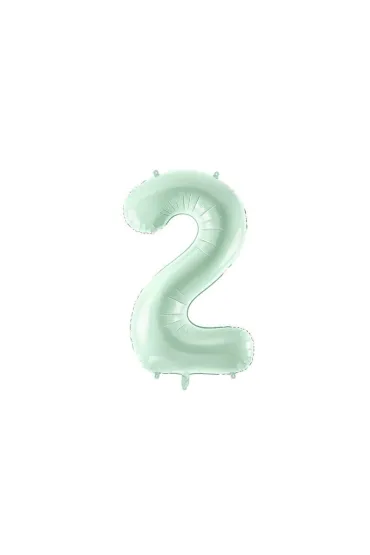 PartyDeco Balon foliowy 2 zielony 72cm