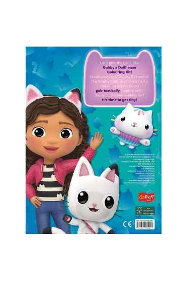 Koci domek Gabi. Kolorowanka. Malbuch. Colouring book. Gabby's Dollhouse