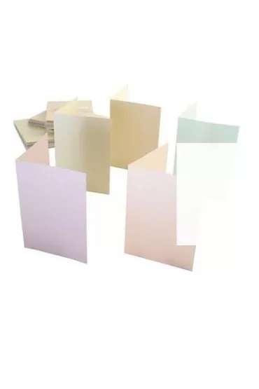 Dalprint Zestaw kopert i kart A6 per�owe pastel 50 szt