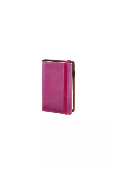 Notes A6 na gumk� w kratk� r�owy N41B-60