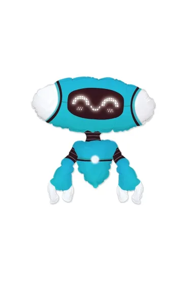 Balon foliowy Robot Blue 60cm