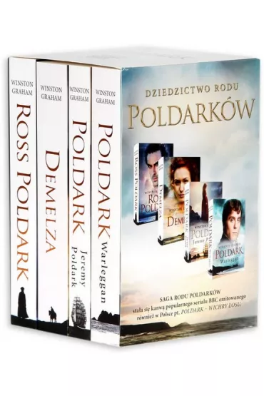 Pakiet Dziedzictwo rodu Poldark�w. Tomy 1-4: Ross Poldark, Demelza, Jeremy Poldark, Warleggan - Winston Graham