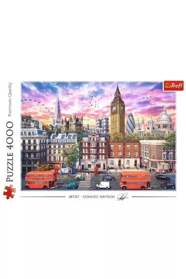 Puzzle 4000 el. Spacer po Londynie Trefl