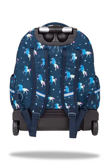 Plecak 2-komorowy na k�kach Coolpack blue unicorn