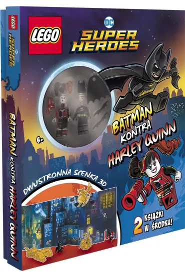 Ksi��eczka LEGO DC Comics Super Heroes.  Batman Kontra Harley Quinn Z ALB-6450
