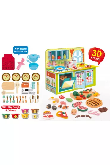 Montessori. Little Chef 3D + plastelina Lisciani