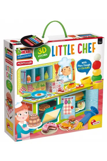 Montessori. Little Chef 3D + plastelina Lisciani