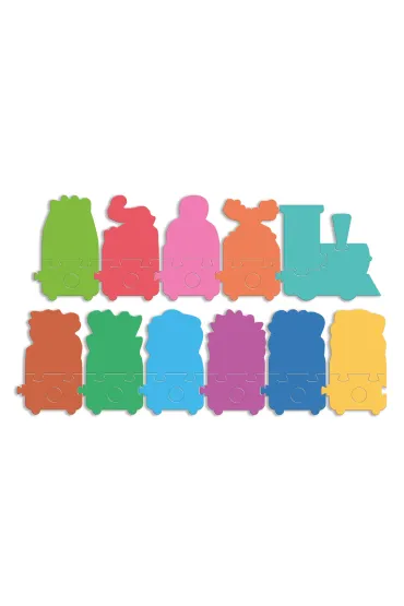 Puzzle Maxi uk�adanka z dziurkami Ciuchcia Granna - Dorina Auksztulewicz, Pawe� Wieczorkowski