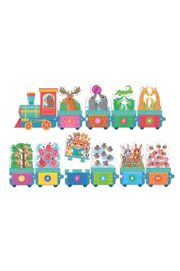 Puzzle Maxi uk�adanka z dziurkami Ciuchcia Granna - Dorina Auksztulewicz, Pawe� Wieczorkowski
