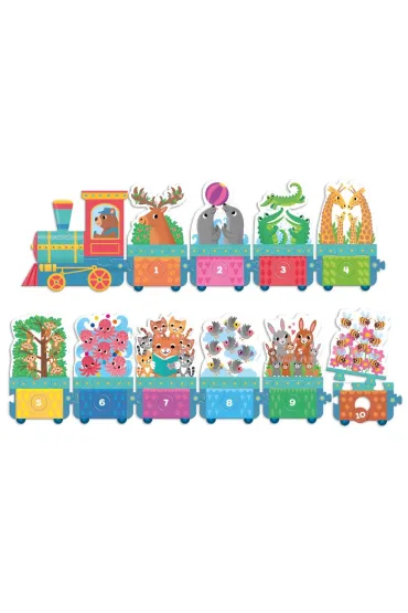 Puzzle Maxi uk�adanka z dziurkami Ciuchcia Granna - Dorina Auksztulewicz, Pawe� Wieczorkowski