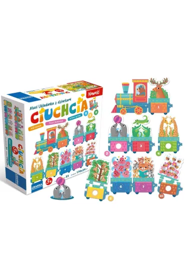 Puzzle Maxi uk�adanka z dziurkami Ciuchcia Granna - Dorina Auksztulewicz, Pawe� Wieczorkowski