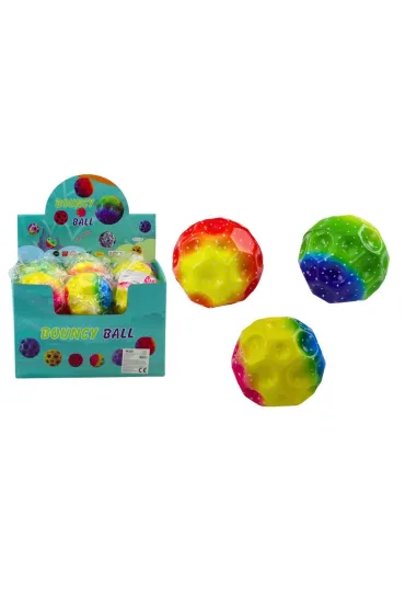 Pi�eczka �wiec�ca 9,5cm MIX LeanToys