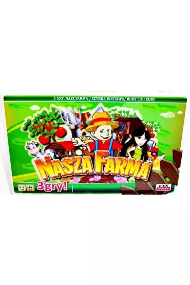3w1 Nasza farma, Szybka dostawa, Rudy lis i kury