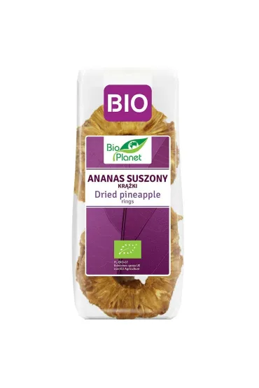 Bio Planet Ananas suszony kr��ki 100 g Bio