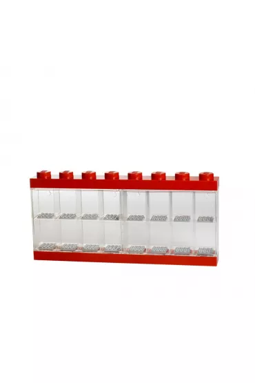 Gablotka na 16 minifigurek LEGO Czerwona