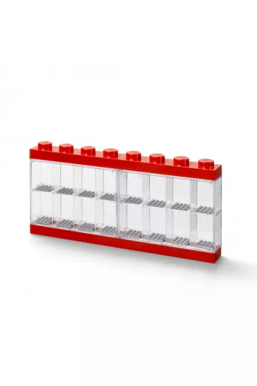 Gablotka na 16 minifigurek LEGO Czerwona