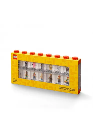 Gablotka na 16 minifigurek LEGO Czerwona