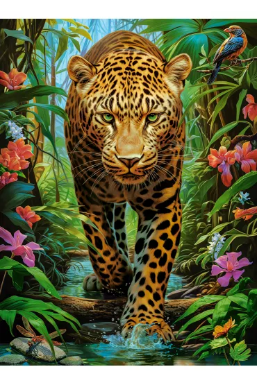 Puzzle 2000 el. Leopard in the Wild Castorland