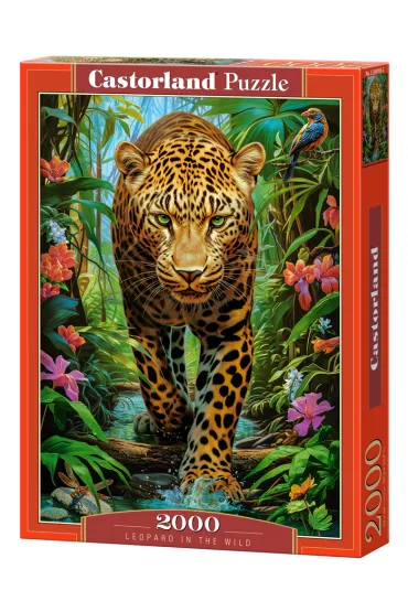 Puzzle 2000 el. Leopard in the Wild Castorland